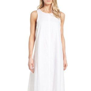 Eileen Fisher Organic White Linen Dress